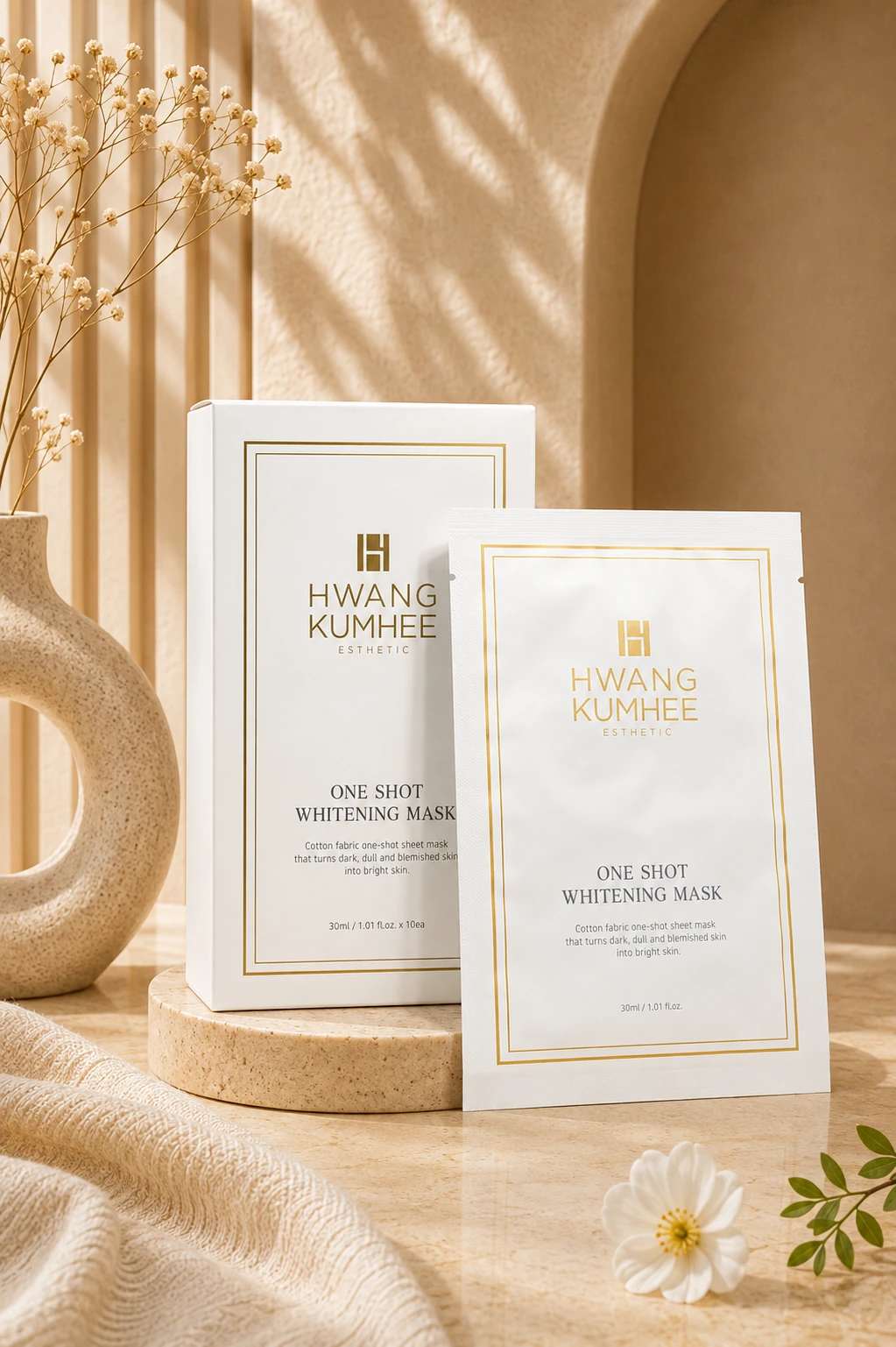 One Shot Whitening Mask 10 Sheets/Set