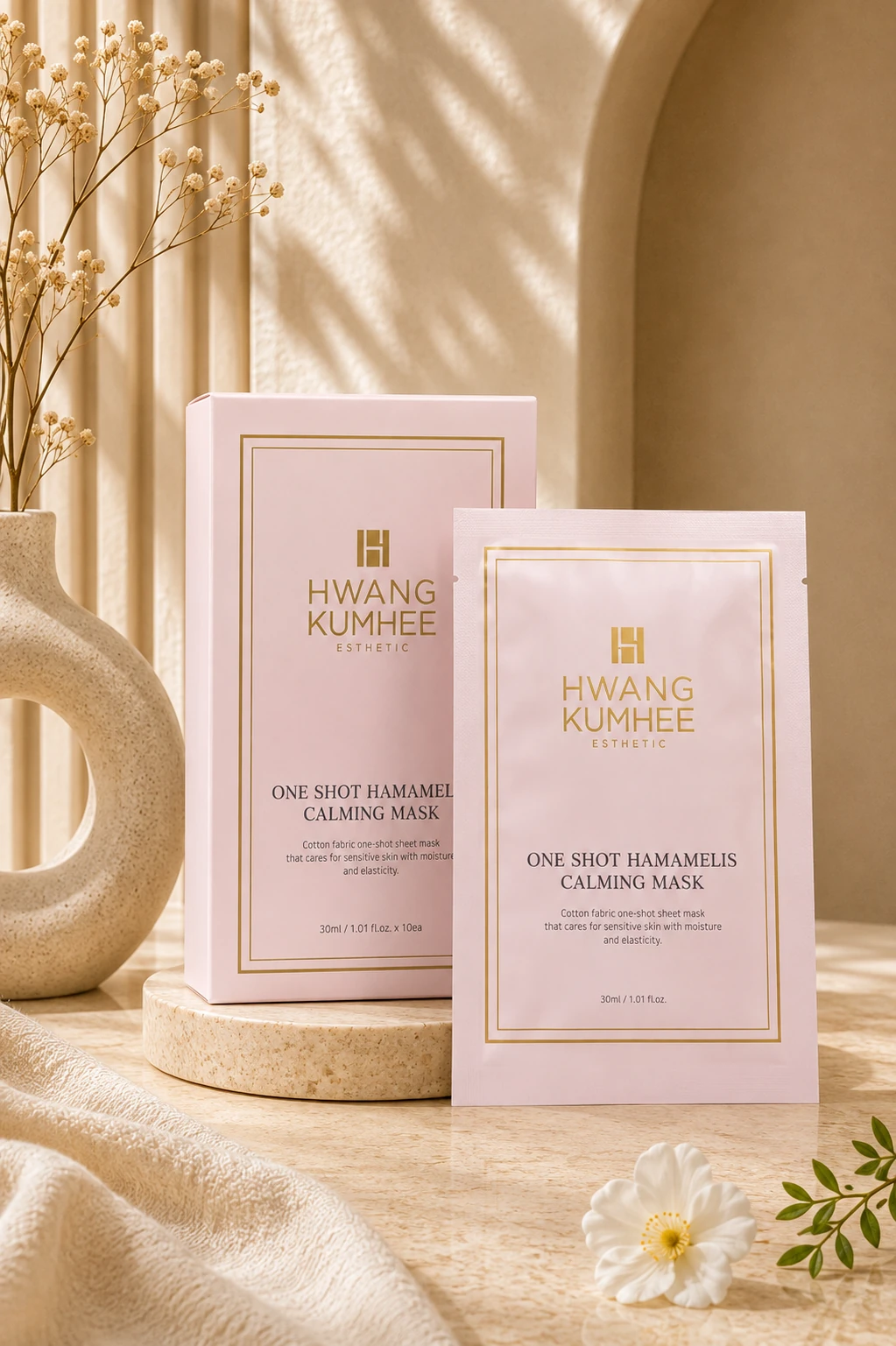One Shot Hamamelis Calming Mask 10 Sheets/Set